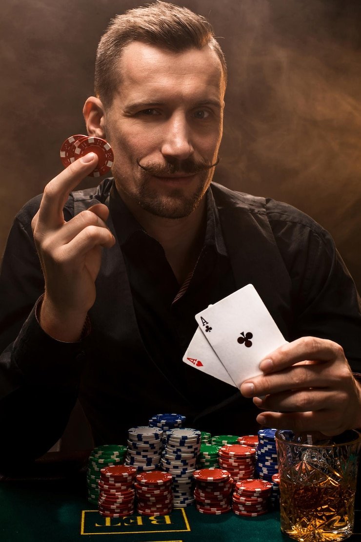 Tata letak meja European Roulette dengan area penempatan taruhan